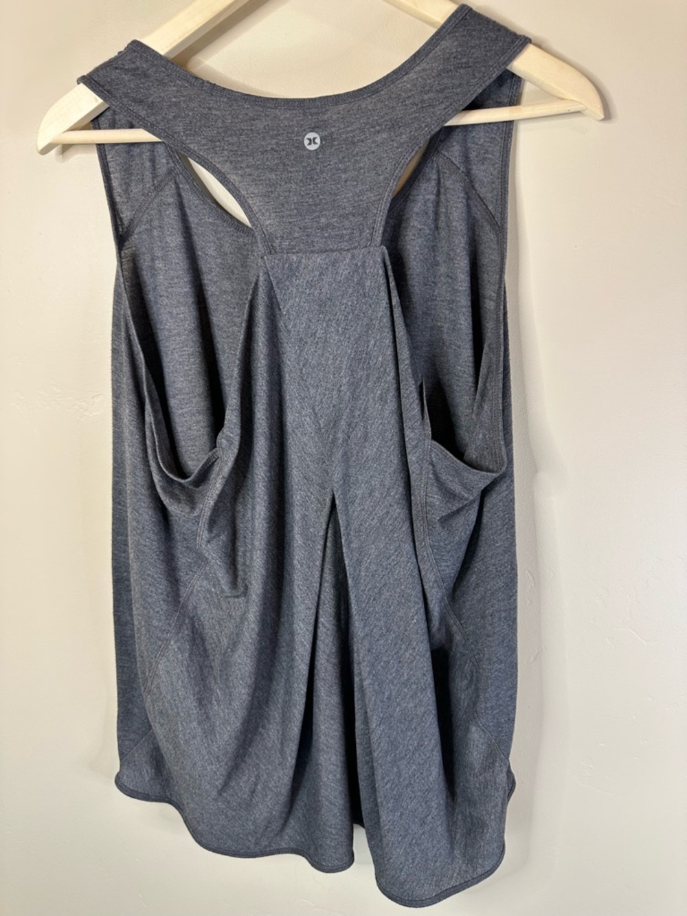 RBX Women’s 2X Curvy Girl Friendly Charcoal Gray Racerback Tank Top P2P 25”